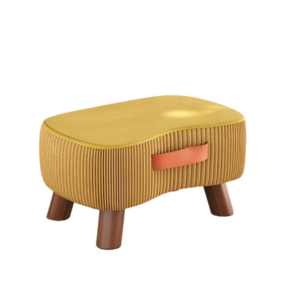 Flannel Ribbed Footstool