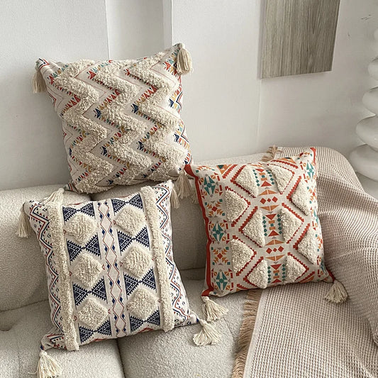 Boho Textured Pillow