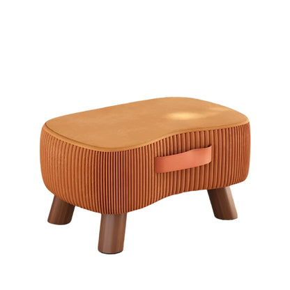 Flannel Ribbed Footstool