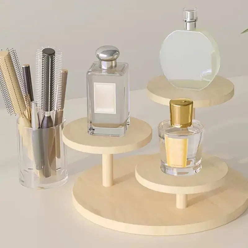 Wooden Multi-Level Display Stand