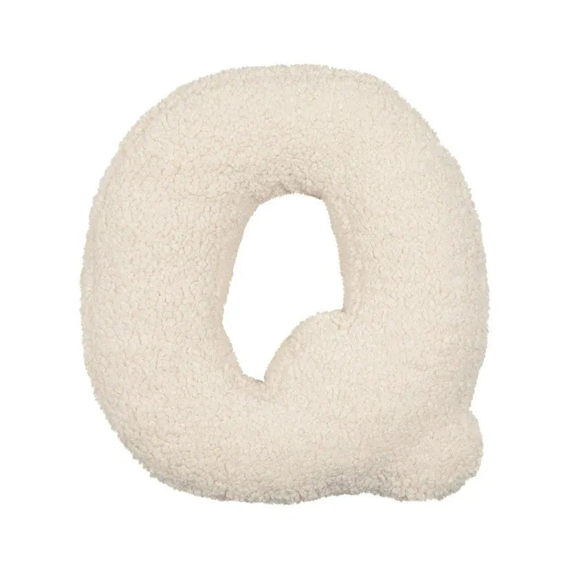 Cozy Letter Throw Pillow