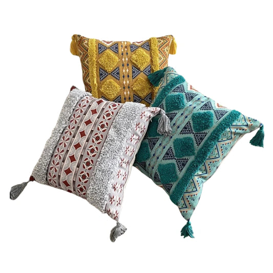 Boho Textured Pillow